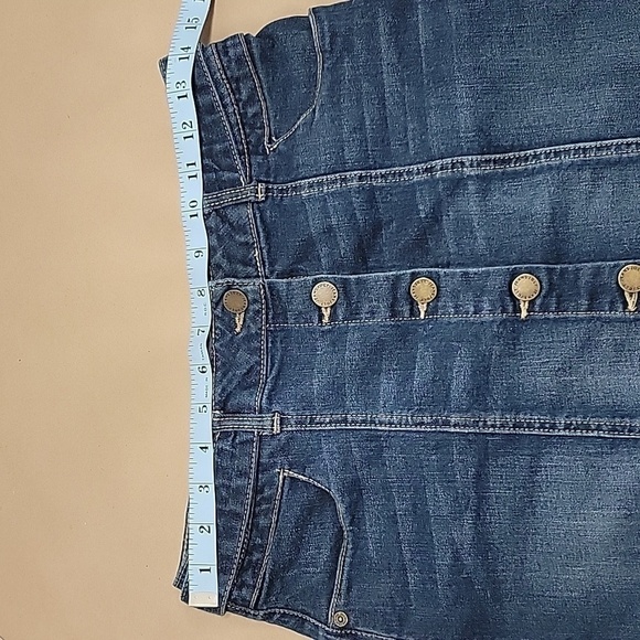 Jolt Size 5 / 27 Denim Mini Skirt, Button Down, Adjustable Waistband. Exc. Cond. - Picture 4 of 7